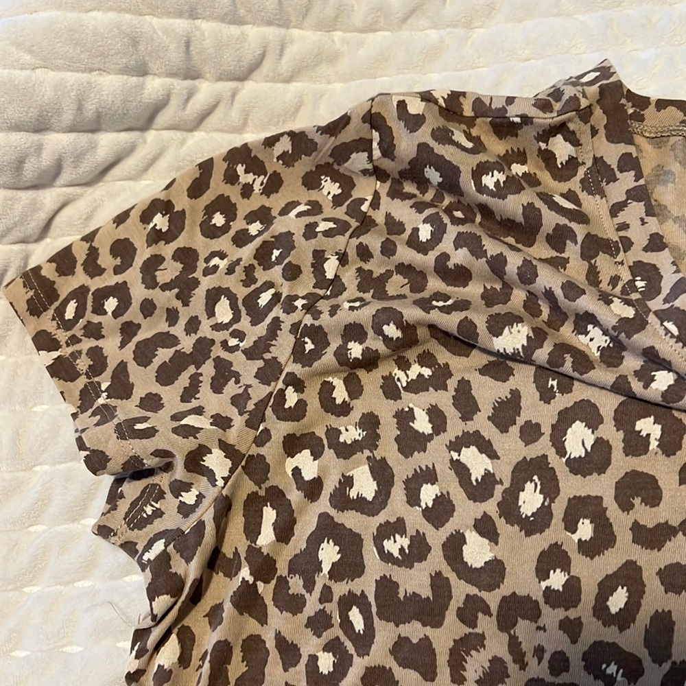 Leopard print T-shirt